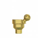 Angular Titanium Ball Attachment 40° Premium Set + 1 Sillicone + Metal Cap + Protective Disc Internal Hex (SP) - Image 2