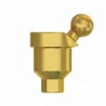 Angular Titanium Ball Attachment 40° Premium Set + 1 Sillicone + Metal Cap + Protective Disc Internal Hex (SP) - Image 3