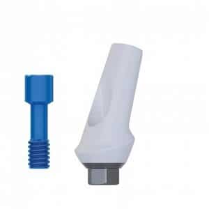 Angular Anatomic Zirconia Abutment 15°Titanium Internal Hex (SP)