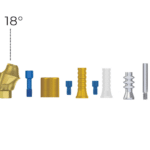 Angular Premium Multi-Unit Abutment 18° Full Set (11 part's) - Internal Hex (SP)