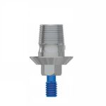 MIS (Sirona) compatible Titan Base 0.5 mm Wide Platform Anti-Rotation Internal Hex (SP) - Image 4