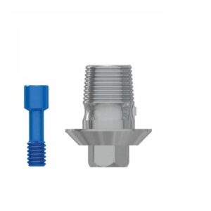 MIS (Sirona) compatible Titan Base 0.5 mm Wide Platform Anti-Rotation Internal Hex (SP)