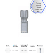 V7® Implant Analog Ø4.3 / Ø5.0 Conical Connection RP - Image 3