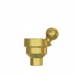 Angular Titanium Ball Attachment 30° Premium Set + 1 Sillicone Cap + Metal Cap + Safe Ring Internal Hex (SP) - Image 2