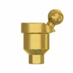 Angular Titanium Ball Attachment 30° Premium Set + 1 Sillicone Cap + Metal Cap + Safe Ring Internal Hex (SP) - Image 4