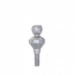 Slim 3.0 Titanium Ball Attachment Premium Set + 1 Sillicone + Metal Cap + Protective Disc Internal Hex (SP) - Image 2