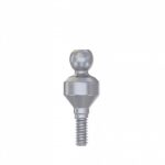 Slim 3.0 Titanium Ball Attachment Premium Set + 1 Sillicone + Metal Cap + Protective Disc Internal Hex (SP) - Image 3