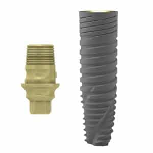 AMG® Dental Implant SLA  Active+Aesthetic Concave Titan Base - Internal Hex (SP)