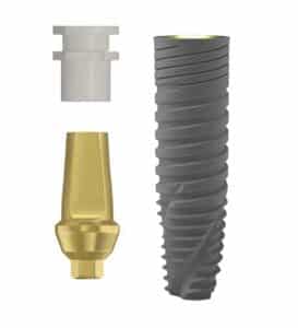 AMG® Dental Implant SLA  Active+Aesthetic Straight Transfer with Plastic - Internal Hex (SP)