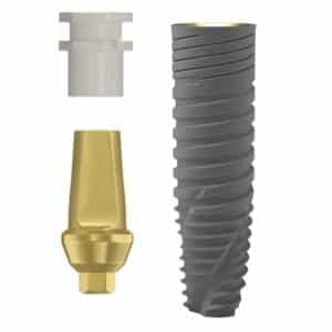 AMG® Dental Implant SLA  Active+Aesthetic Straight Transfer with Plastic - Internal Hex (SP)