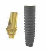 AMG® Dental Implant SLA Active+Aesthetic Angular Concave Abutment – Internal Hex (SP)