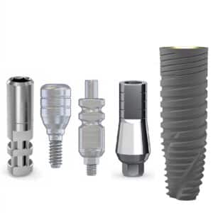 AMG® Dental Implant SLA  Active+Abutments+Transfer+Healing Cap+Analogs  - Internal Hex (SP)