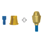 Straight Multi-Unit Abutment + Titanuim Base For Multi Unit - Internal Hex
