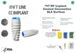 AMG® Dental Implant ®V7 Line – Conical Connection Implant System(RP) - Image 2
