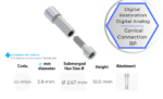 AMG RP Ø4.3 / Ø5.0mm  Digital Analog For 3D Printed Model - Conical Connection- RP Implant ®V7 - Image 5