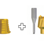 AMG Angular Multi-Unit Abutment 45° + Titanuim Base For Multi Unit - Internal Hex