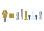 AMG Straight Multi-Unit Abutment Full Set (9 part's) - ®V7 RP implant - Conical Connection