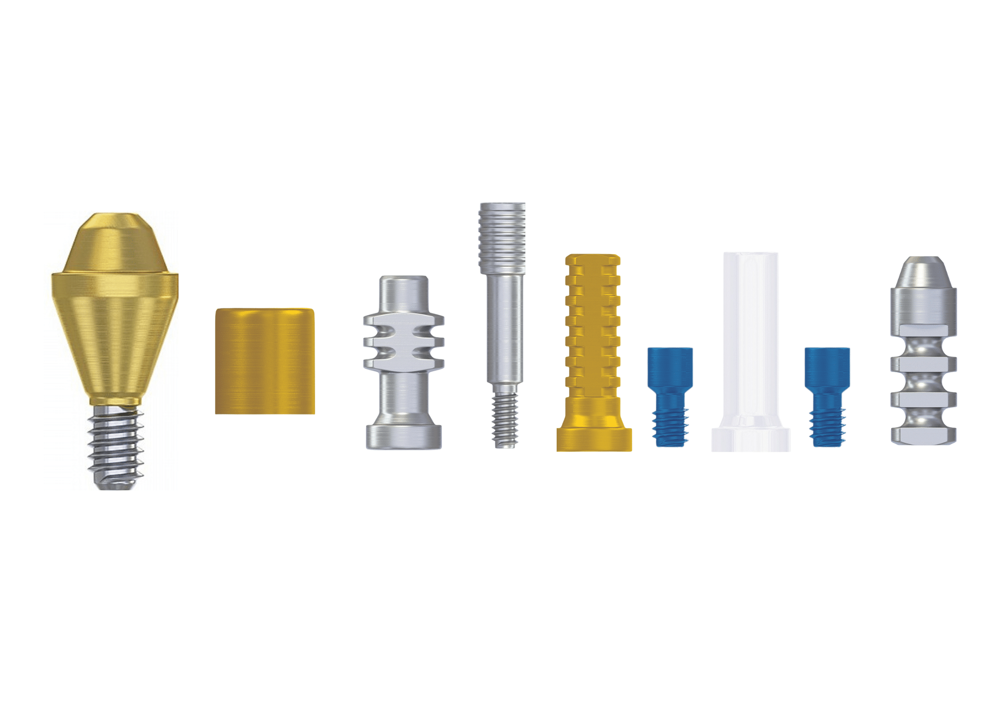 עותק של amg_catalog 2026.pdf - 2026-06-08T182824.736 AMG Straight Multi-Unit Abutment Full Set (9 part's) - ®V7 NP implant - Conical Connection - Image 1