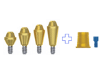 AMG Straight Multi-Unit Abutment + Titanium Base For Multi Unit - ®V7 RP implant - Conical Connection