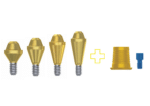 AMG Straight Multi-Unit Abutment + Titanium Base For Multi Unit - ®V7 NP implant - Conical Connection