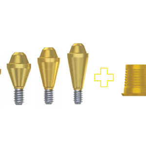 AMG Straight Multi-Unit Abutment + Titanium Base For Multi Unit - ®V7 NP implant - Conical Connection