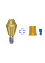 AMG Straight Multi-Unit Abutment + Titanium Base For Multi Unit - ®V7 RP implant - Conical Connection - Image 3