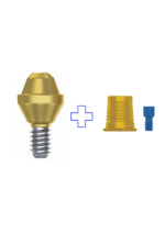 AMG Straight Multi-Unit Abutment + Titanium Base For Multi Unit - ®V7 RP implant - Conical Connection - Image 2