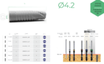 X100pcs AMG Dental Implant ®SLActive + X100pcs Aesthetic Concave Healing Abutment + ®ProKit Surgical Kit- Internal Hex (SP) - Image 18