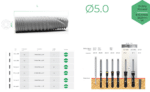 X100pcs AMG Dental Implant ®SLActive + X100pcs Aesthetic Concave Healing Abutment + ®ProKit Surgical Kit- Internal Hex (SP) - Image 19