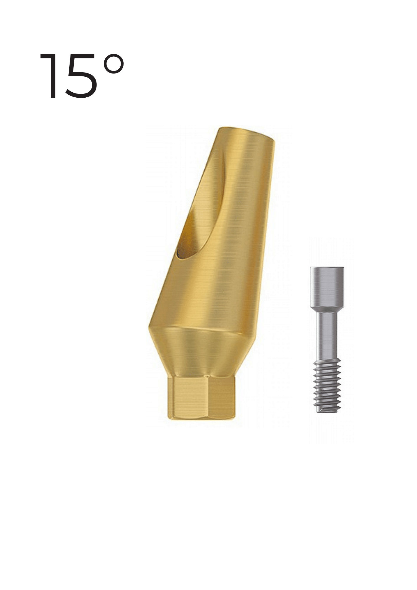 RP 15 Standard Angular Abutment 15° - Conical Connection (RP) - Image 1
