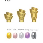 Angular 18° LocKit Attachment Premium Set + 4 Sillicone + Metal Cap + Protective Disc - Conical Connection (NP)