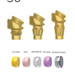 Angular 30° LocKit Attachment Premium Set + 4 Sillicone + Metal Cap + Protective Disc - Conical Connection (NP)