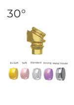 Angular 30° LocKit Attachment Premium Set + 4 Sillicone + Metal Cap + Protective Disc - Conical Connection (NP) - Image 2