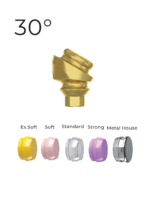 Angular 30° LocKit Attachment Premium Set + 4 Sillicone + Metal Cap + Protective Disc - Conical Connection (RP) - Image 2