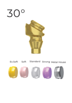 Angular 30° LocKit Attachment Premium Set + 4 Sillicone + Metal Cap + Protective Disc - Conical Connection (RP) - Image 3