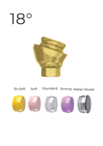 Angular 18° LocKit Attachment Premium Set + 4 Sillicone + Metal Cap + Protective Disc - Conical Connection (RP) - Image 2