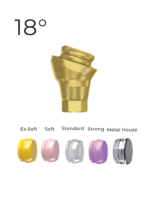 Angular 18° LocKit Attachment Premium Set + 4 Sillicone + Metal Cap + Protective Disc - Conical Connection (RP) - Image 3