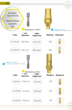 Straight Abutment Titanium - Conical Connection (NP) - Image 5